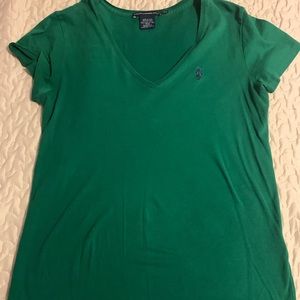 Green Polo Ralph Lauren women’s V- neck